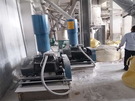气力输送罗茨风机使用中 气力输送罗茨风机使用中